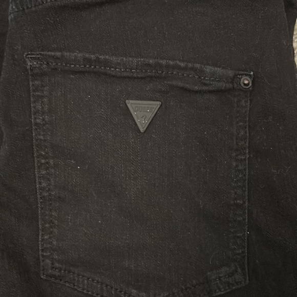 GUESS BLACK SKINNY JEANS- HIGH RISE- SIZE 30- STRETCHY - Picture 4 of 4